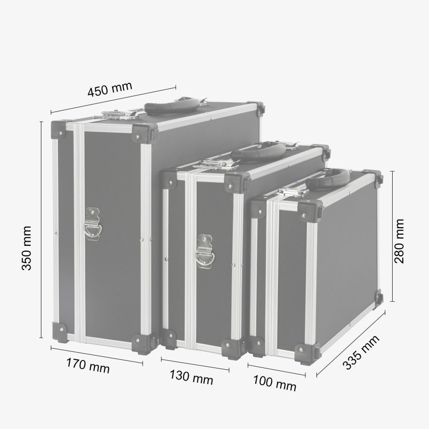 Reisekoffer: Alukoffer 3er Set klein - NEU – Neu (gemäss Beschreibung) aus Nebikon von warendiscount 4