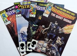 MARVEL STARRIORS ROBOTS PROTECTORS VS DESTRUCTORS SERIE 1984