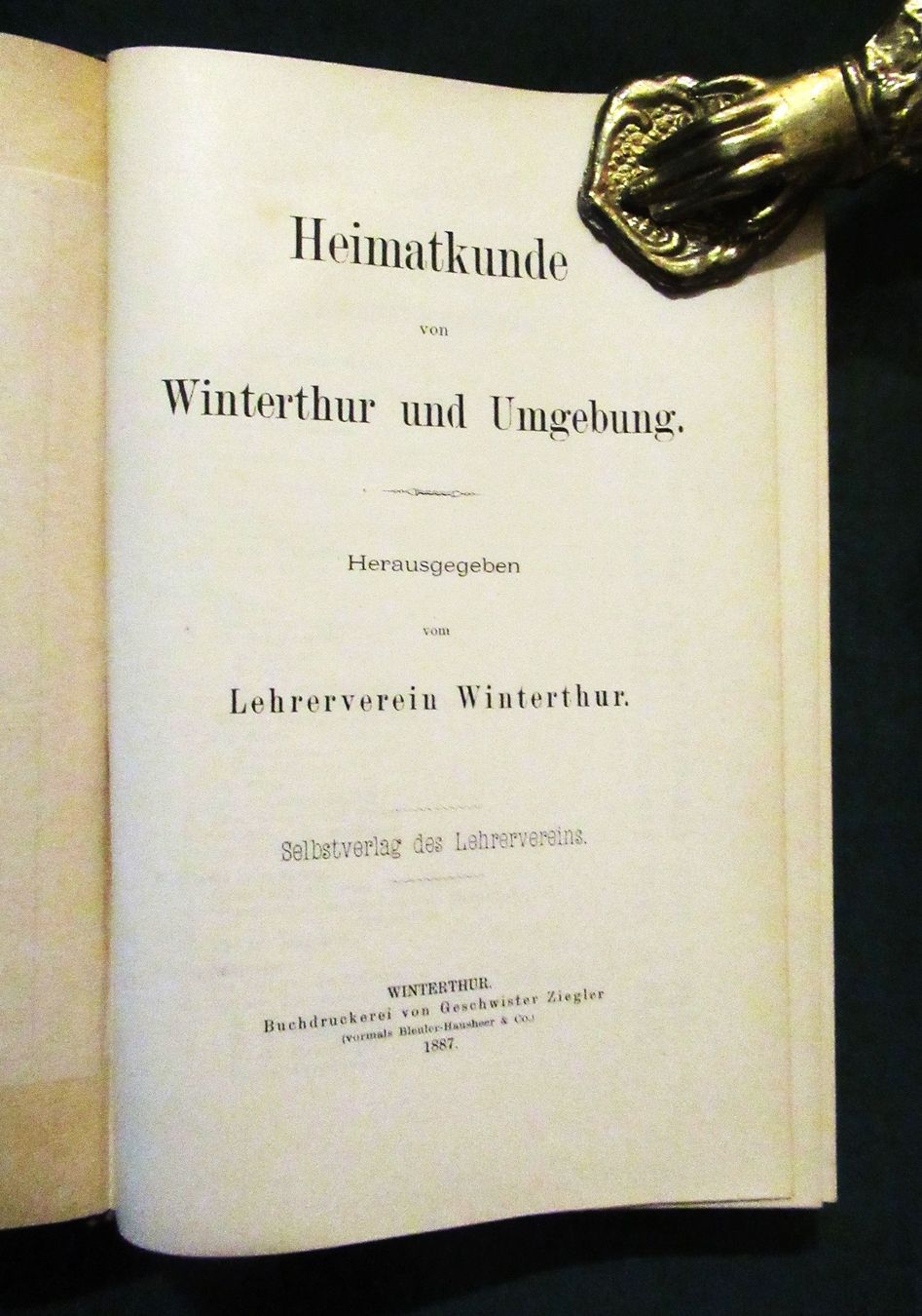 Bücher: Winterthur  Heimatkunde – Gebraucht aus Hedingen von Protechnica 1