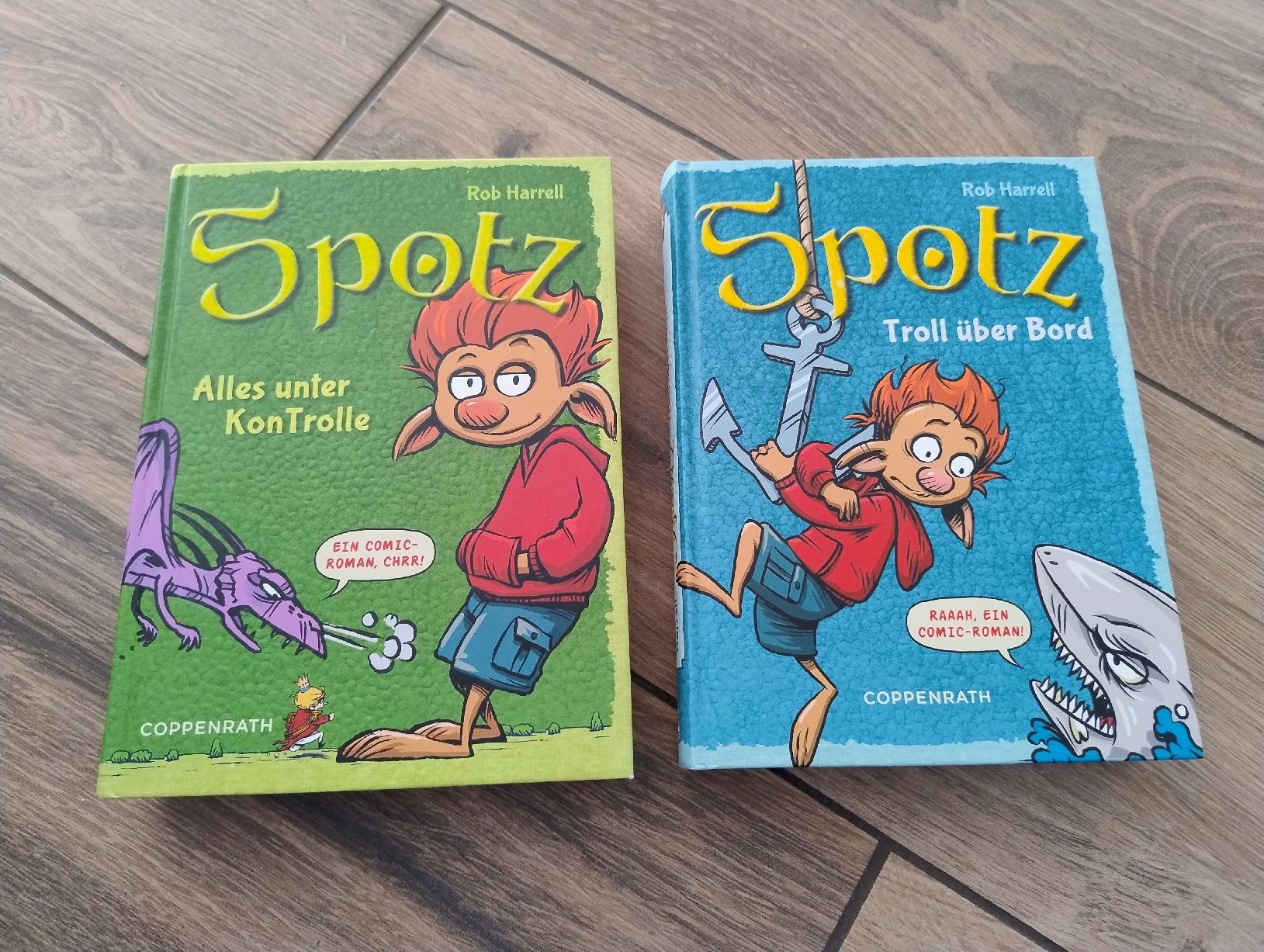 Libri: Spotz Comic-Romane von Rob Harrell, 2er Set, gebunden – Usato da Henau venduto da paedi22