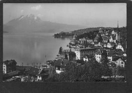 -Weggis mit Pilatus , 1913