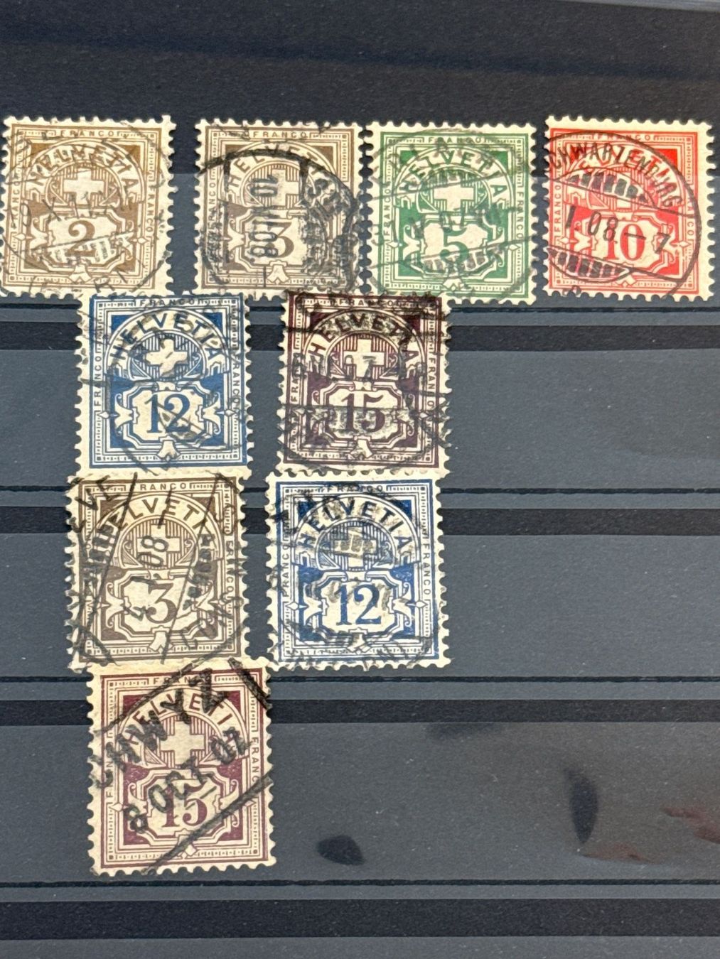 Alle Briefmarken: Ziffermarken 80/81/84/85 etc – Gebraucht aus Küssnacht am Rigi von mic_xr8d