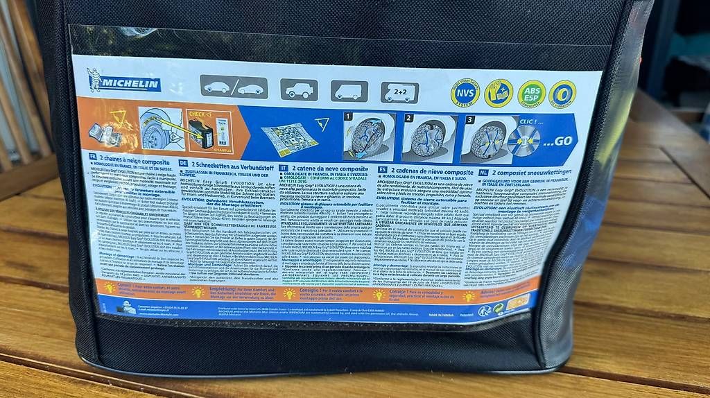Schneeketten: MICHELIN EASY GRIP EVOLUTION 16 Jamais déballée.  – Neu und originalverpackt aus Oron-le-Châtel von Mcholi 2