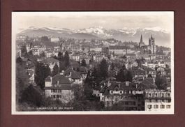 LAUSANNE - Vue partielle et les Alpes - 1928