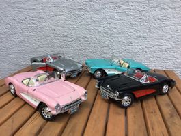Corvette Modellauto, 1:18, 4er Set, Sammlerstücke