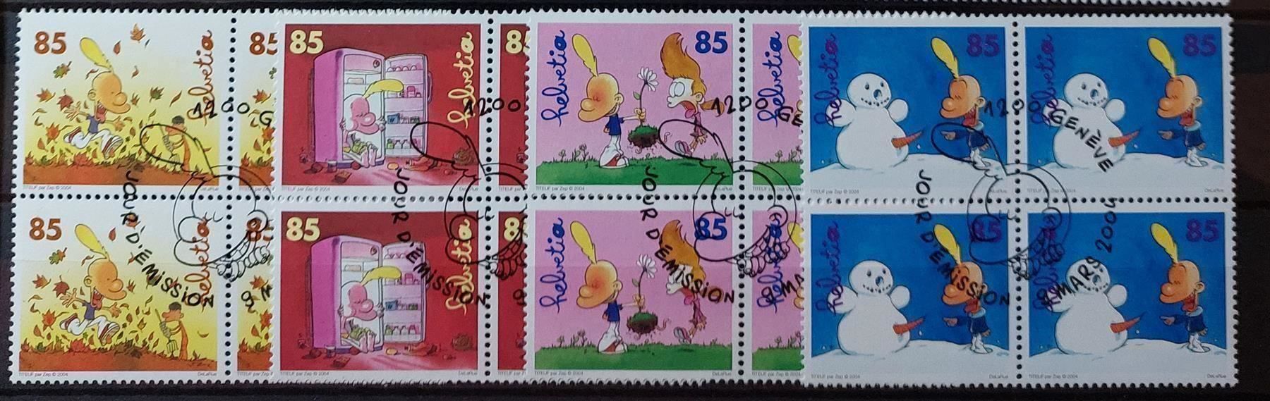 Tutti i francobolli: B1112 - Titeuf Bloc4 1er jour – Usato da Trélex venduto da Phil_Albert