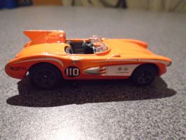 Spielzeugauto Corvette, Hot Wheels, Cabrio, orange