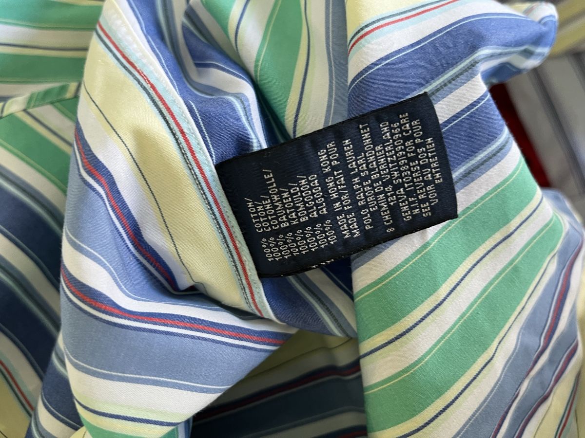 Ralph Lauren Camicette: Ralph Lauren striped button-down shirt t12 – Usato da Lausanne venduto da Danash 5