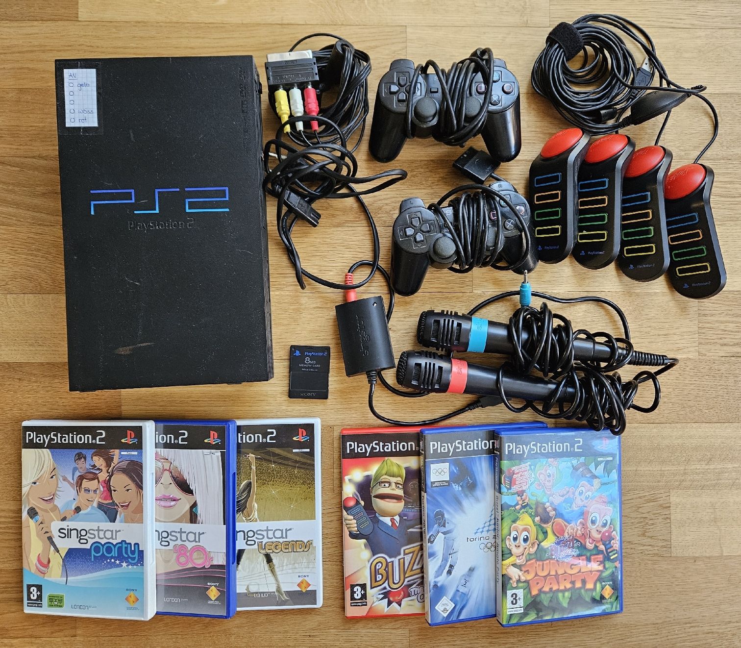 Sony Console: PS2 playstation Console controller buzz  singstar set games – Usato da Bern venduto da Ciprofloxacina