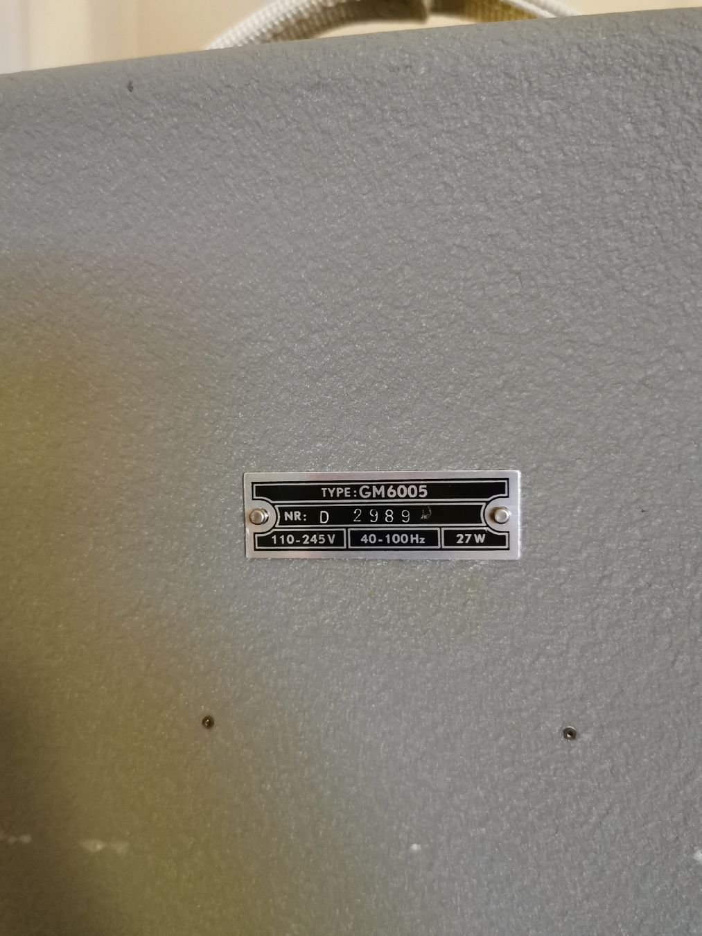 Misurare: Electronic Voltmeter GM 6005 – Usato da Vésenaz venduto da Angela.C3 7