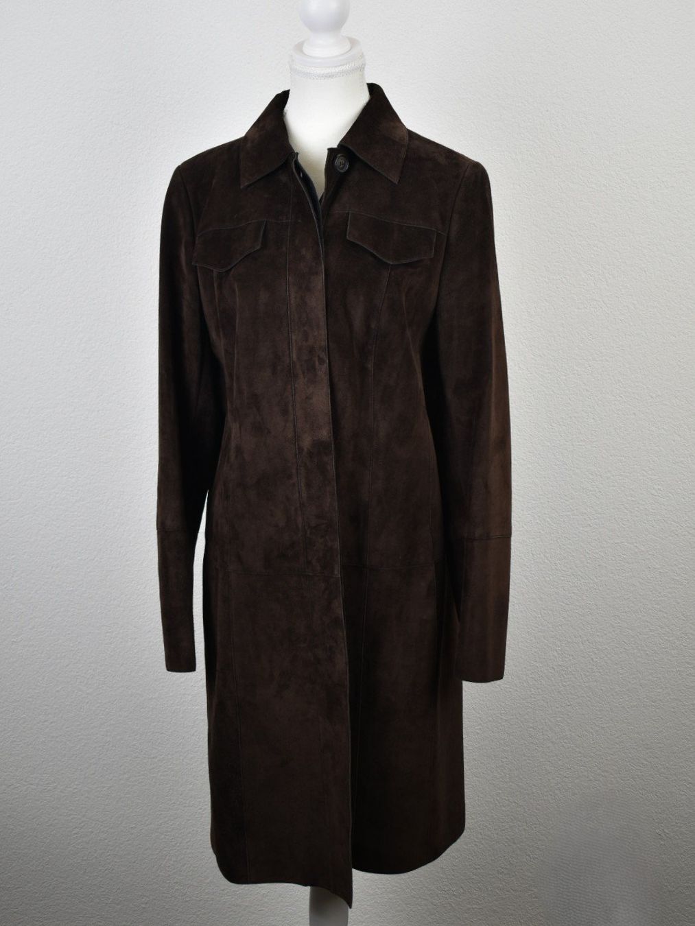 Akris Cappotti: Akris Wildleder Mantel, braun, Gr.40/42 – Usato da Nürensdorf venduto da 2ND_STORY 1