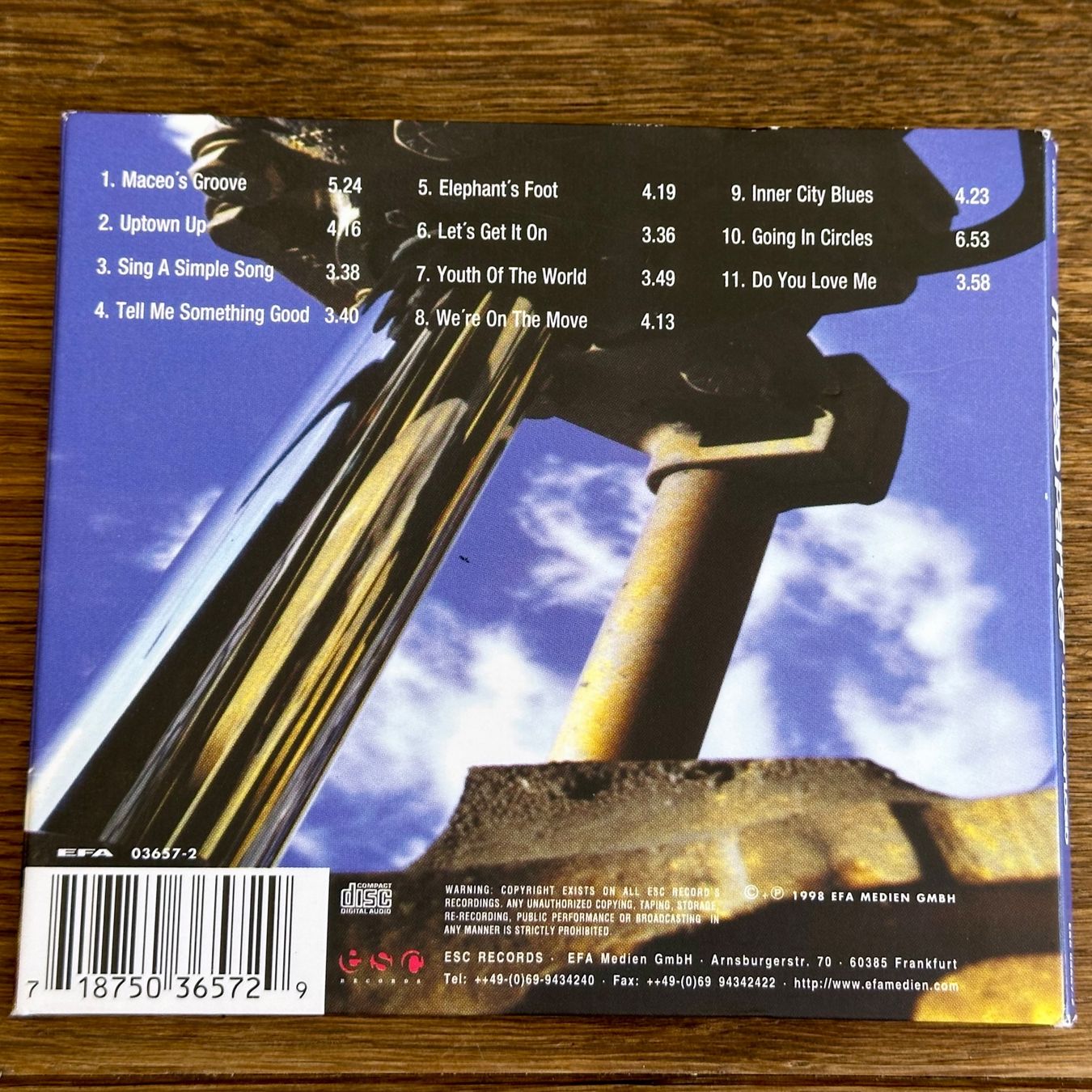 CD: Maceo Parker - funkoverload - CD – Usato da Pontresina venduto da il-bain 1