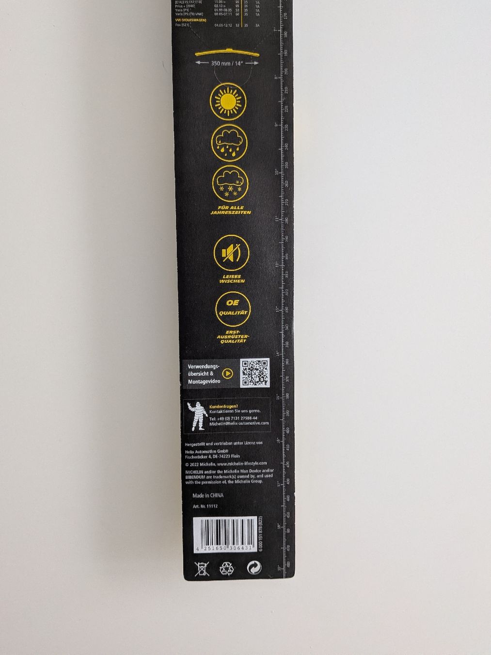 Michelin Alle Autoersatzteile: Scheibenwischer 35mm Multi Fit Michelin – Neu und originalverpackt aus Hochfelden von rub_rnw5 2
