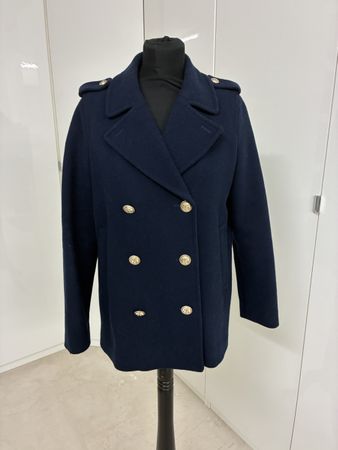Petit Bateau Caban Jacke blau, Goldknöpfe Gr. S