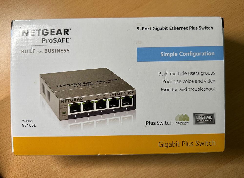 Switch NETGEAR ProSAFE GS105E Kaufen auf Ricardo