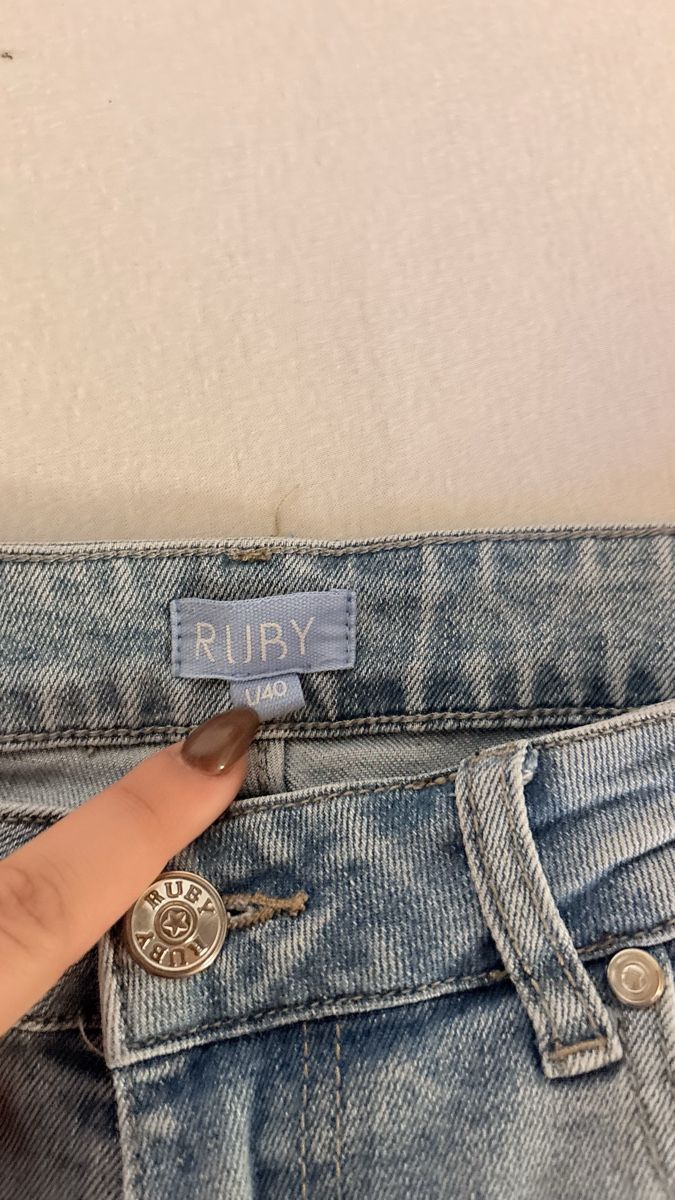 Jeans: RUBY Jeans hellblau – Straight Leg Damen Jeans Gr. 40 – Usato da Rothenbrunnen venduto da mia_n6vj 2