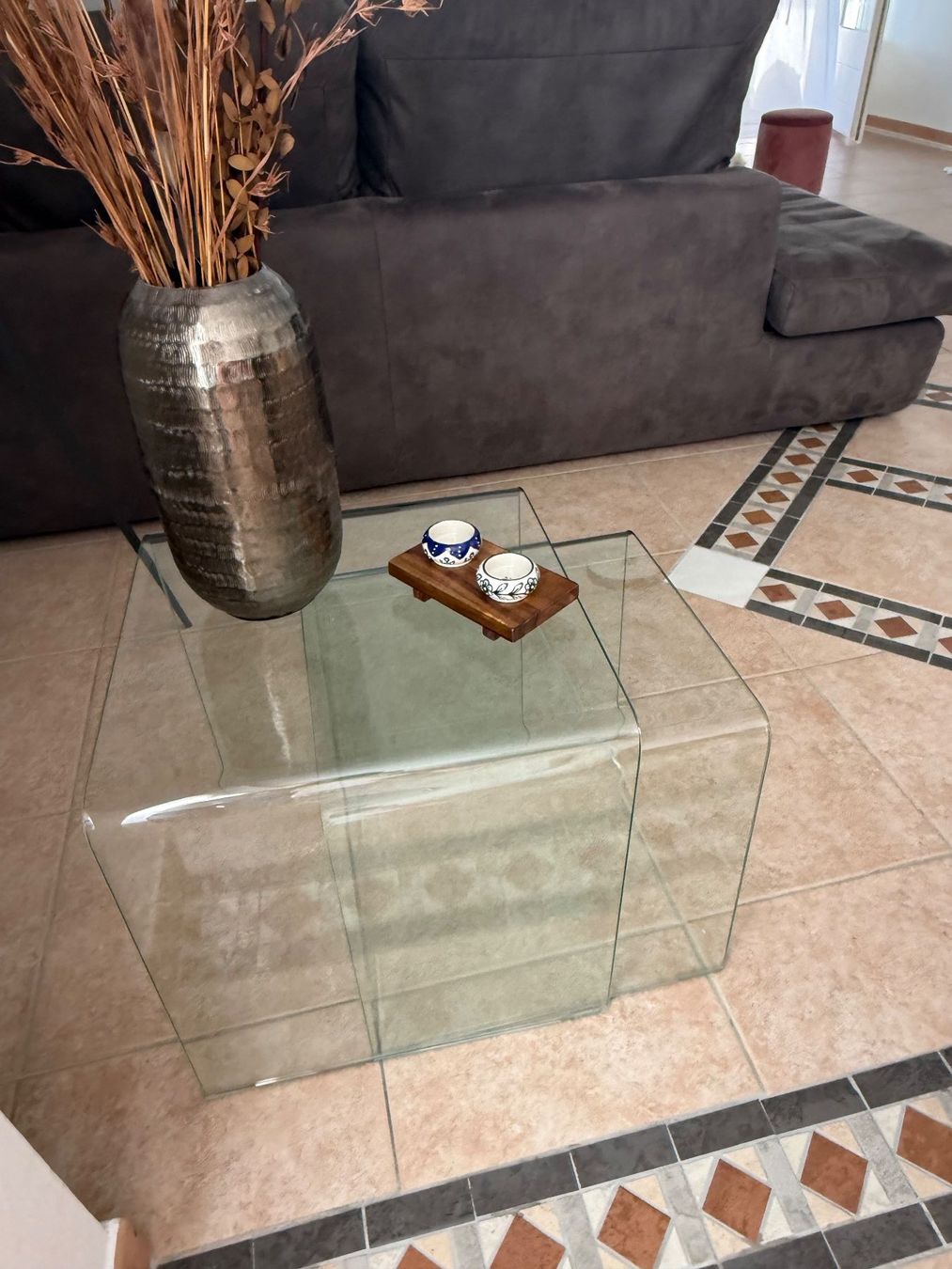 Livique Comodini: Beistelltisch aus Glas(2-er Set) – Usato da Luzern venduto da Wilma-Lu 1