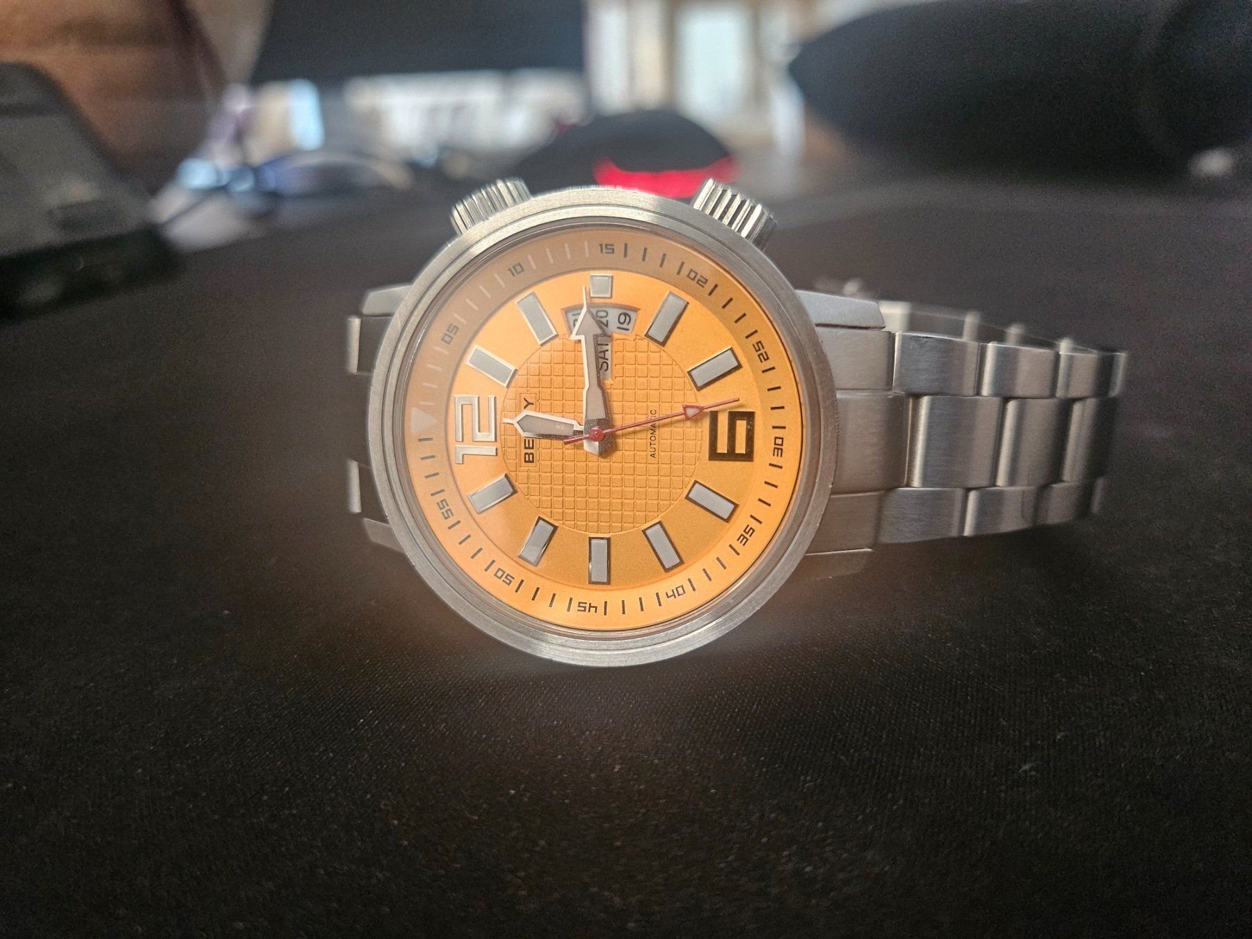 Orologi: Berny Compressor Auto Miyota 8205 dive watch – Usato da Lausanne venduto da dendri 4