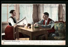 Appenzeller Bauernstube, Schweizerin mit