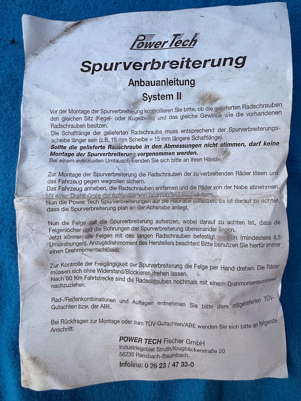 Alle Autoersatzteile: Power-Tech Distanzscheiben mit Schrauben – Gebraucht aus Röschenz von Sandro1981 3