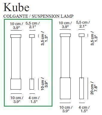 Lampadari & plafoniere: Pendelleuchte KUBE – Nuovo (secondo la descrizione) da Neunkirch venduto da liquidationen_8152 4