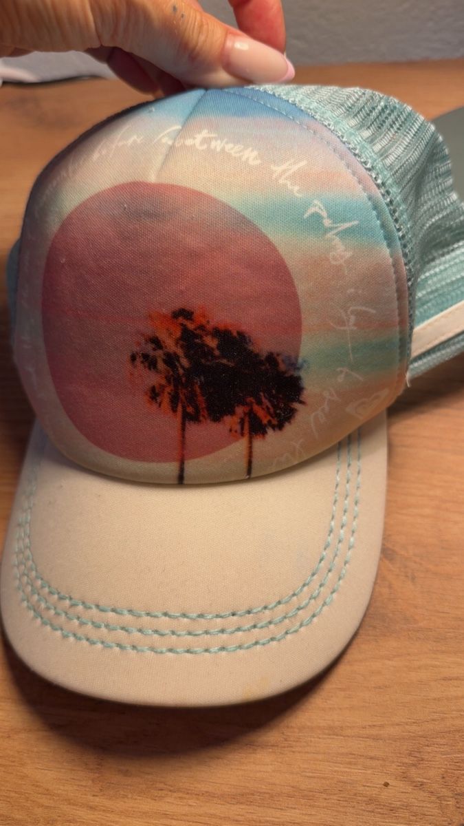 Copricapi, berretti & cappellini: Roxy Trucker Cap / Mesh Cap – Sunset & Palmen  – Usato da Bern venduto da oaicu 3