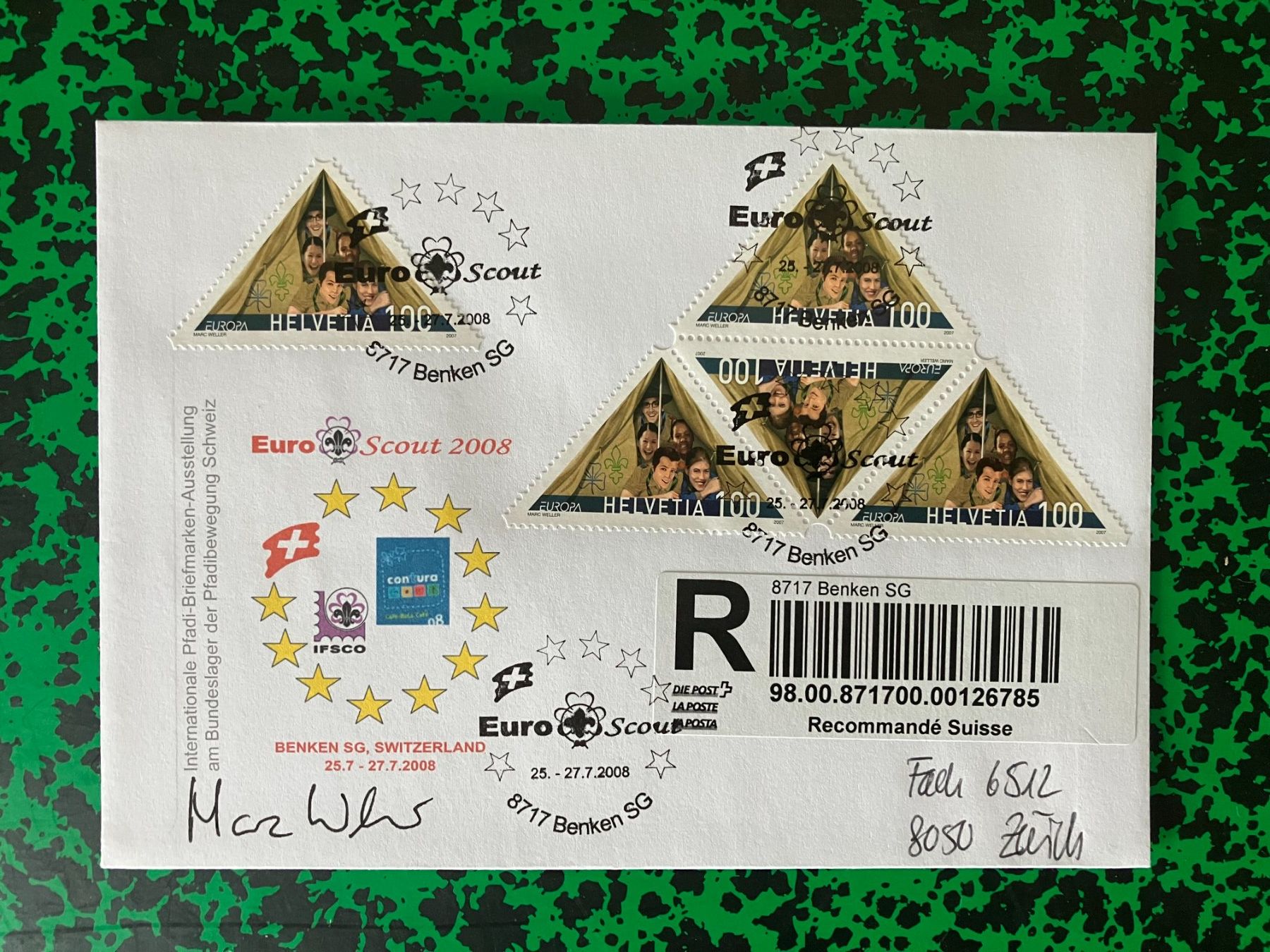 Tutti i francobolli: FDC Pfadfinder 2008 – Usato da Menzingen venduto da Wlukas