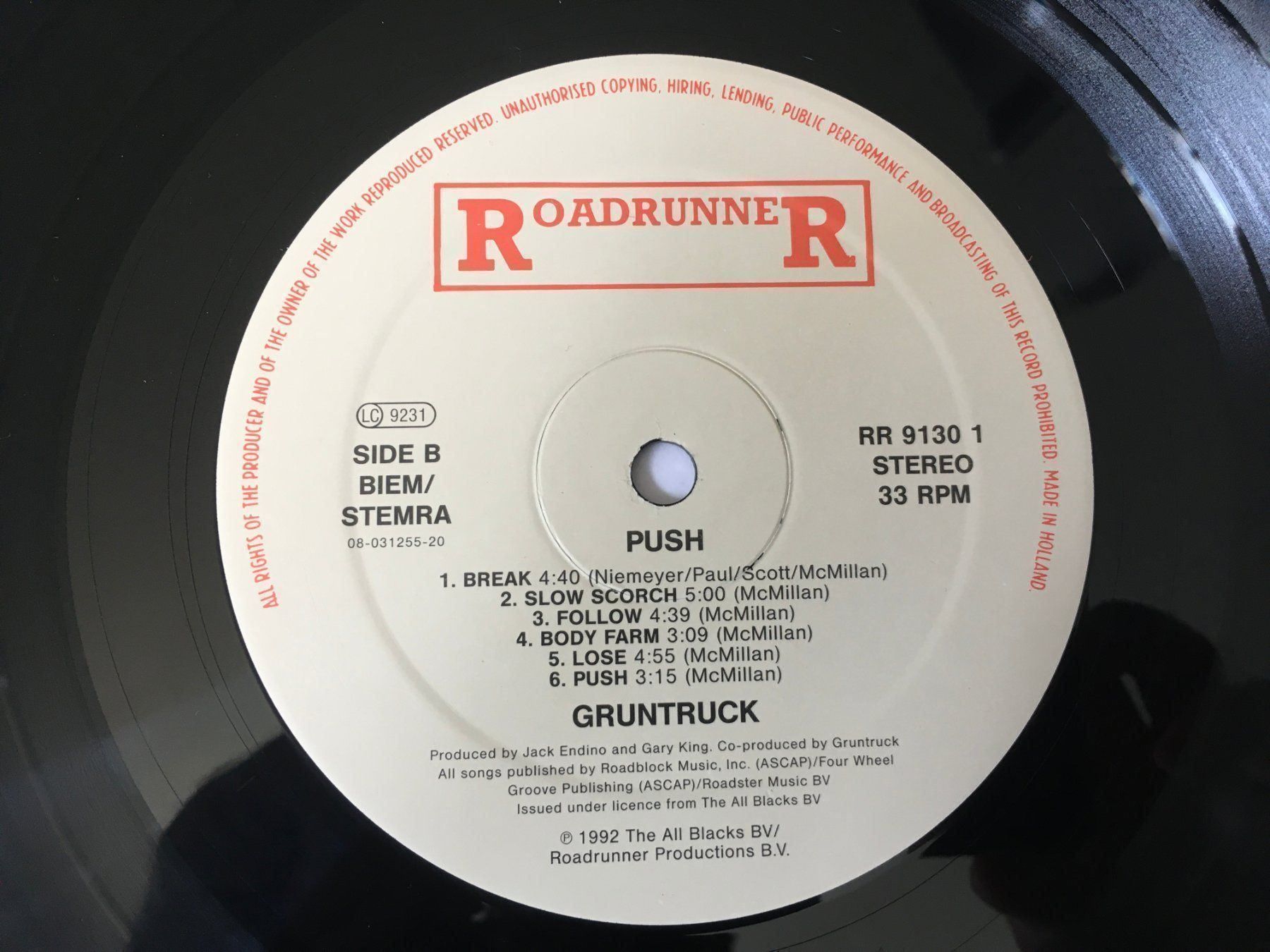 Dischi in vinile: Gruntruck – Push – Nuovo (secondo la descrizione) da Uster venduto da mojorisin01 4