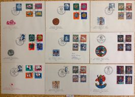 ET-Briefe Pro Patria 1961-1969 hoher Kat. 70.-