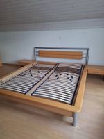 Doppelbett mit 2 inkludierten Nachttischen