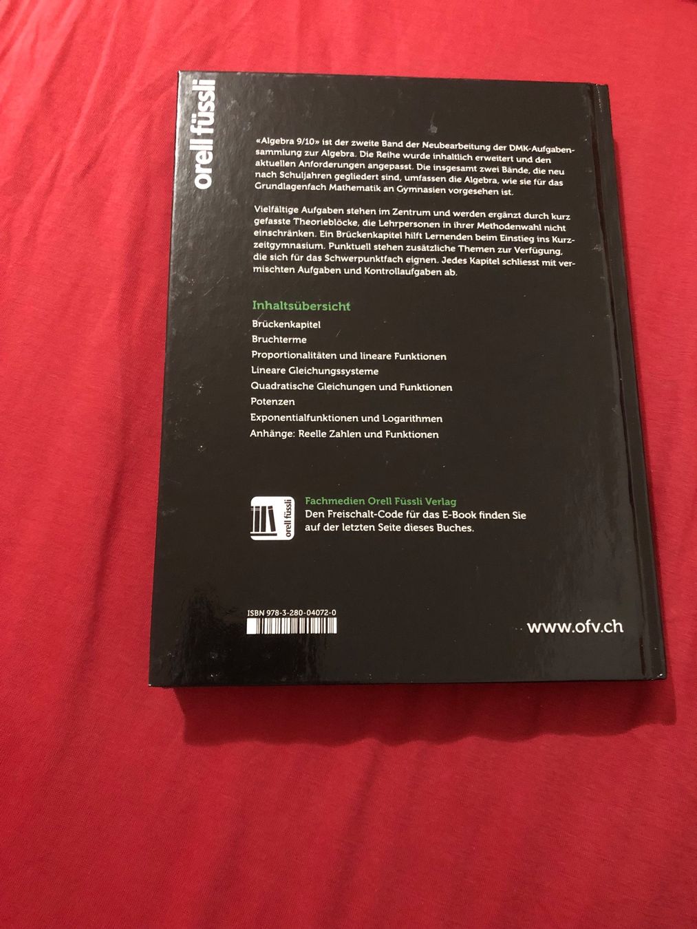 Livres: Algebra 9/10 – Neuf (Voir description) à Mollis par ges_vlm6 1