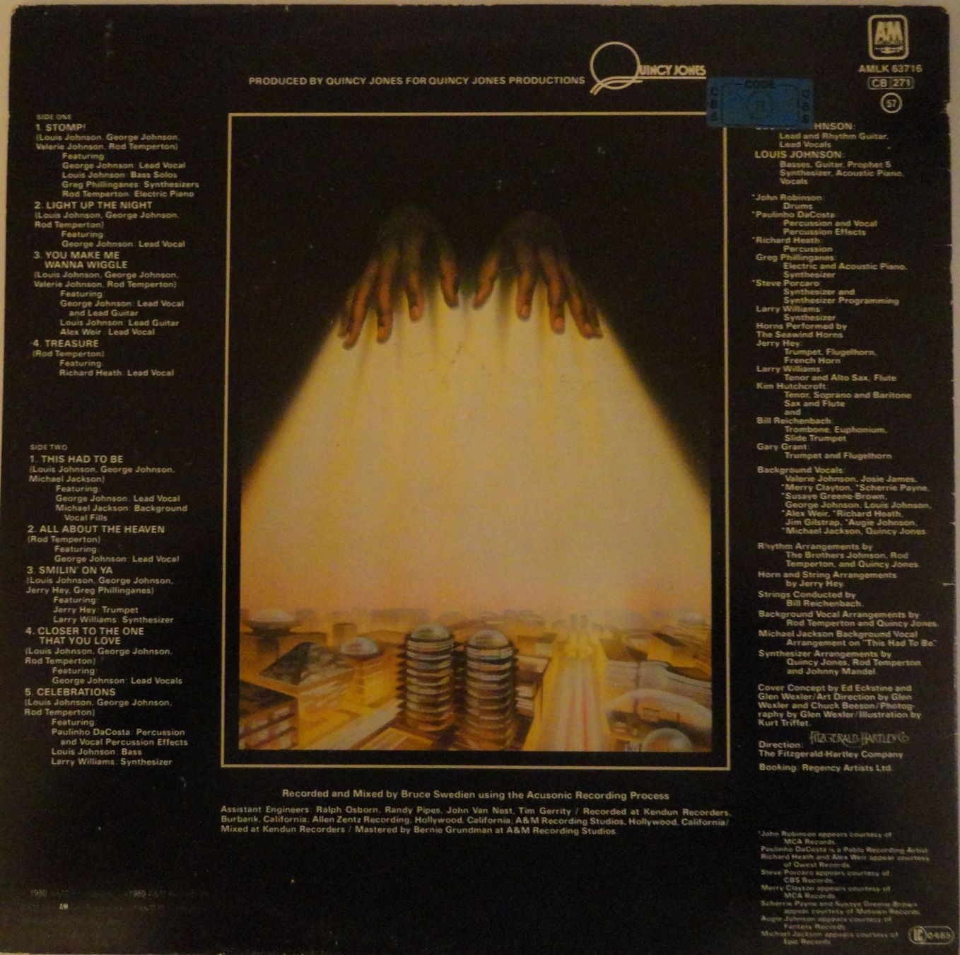 Schallplatten: THE BROTHERS JOHNSON - Light up the Night – Gebraucht aus Neftenbach von Verk13 1
