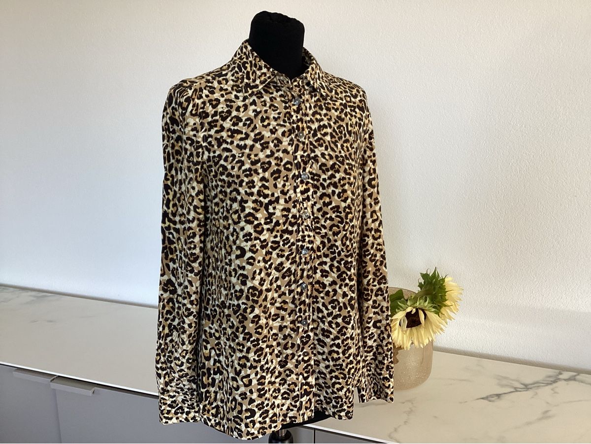 Tommy Hilfiger Camicette: TOMMY HILFIGER LEOPRINT TRENDY GR.36 – Nuovo (secondo la descrizione) da Bargen BE venduto da Adi026
