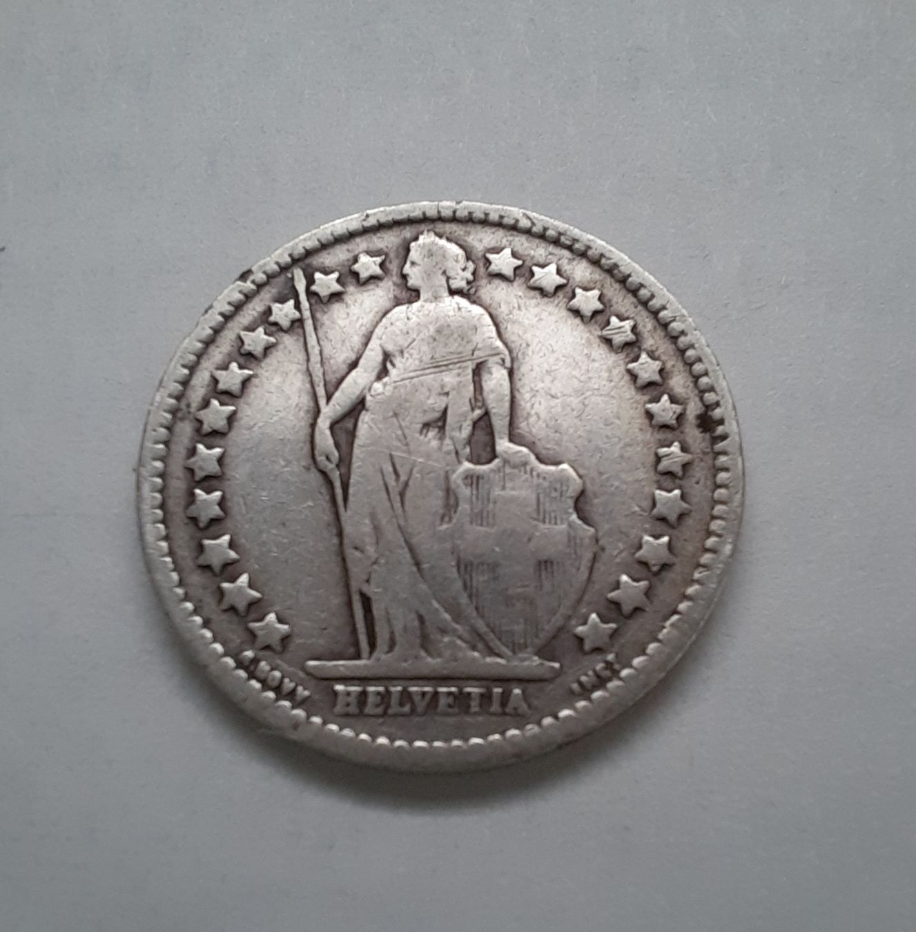 Toutes les monnaies: 1/2 Franken Silber 1914 – D'occasion à Bremgarten AG par cec_5nzz 1