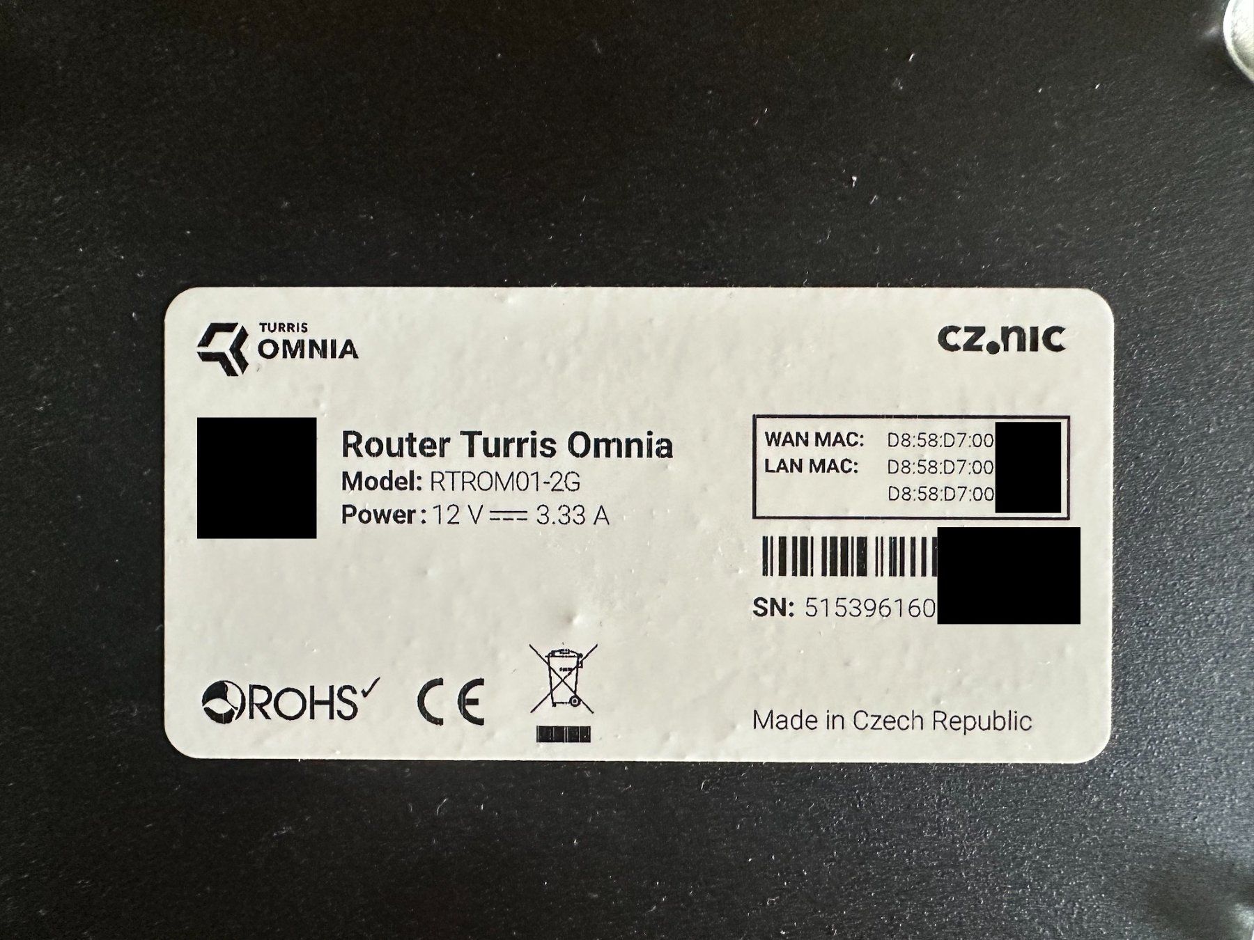 Modems & Router: Turris Omnia (2G RAM + 1TB SSD) – Gebraucht aus Opfikon von Opfi 2