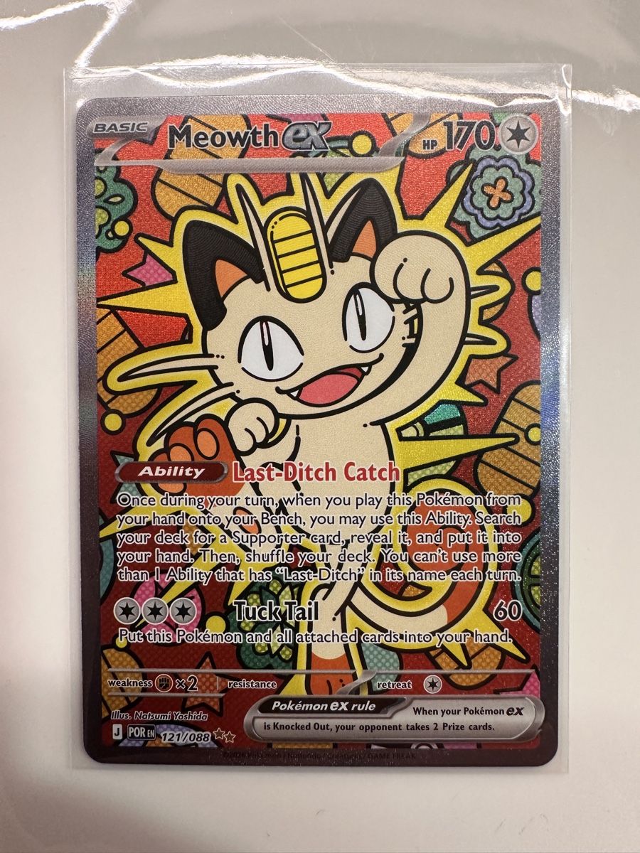 Pokémon Carte collezionabili: Pokemon Meowth EX SIR ENG 121/88 – Nuovo (secondo la descrizione) da Biel/Bienne venduto da Blueflug