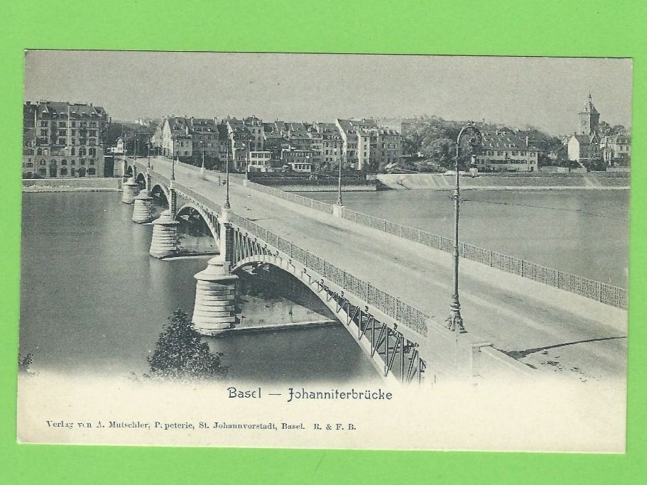 Cartes postales: Basel, Johanitterbrücke – D'occasion à Zürich par t24_de