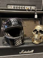 Premier trophy nx silver Casque moto vintage style