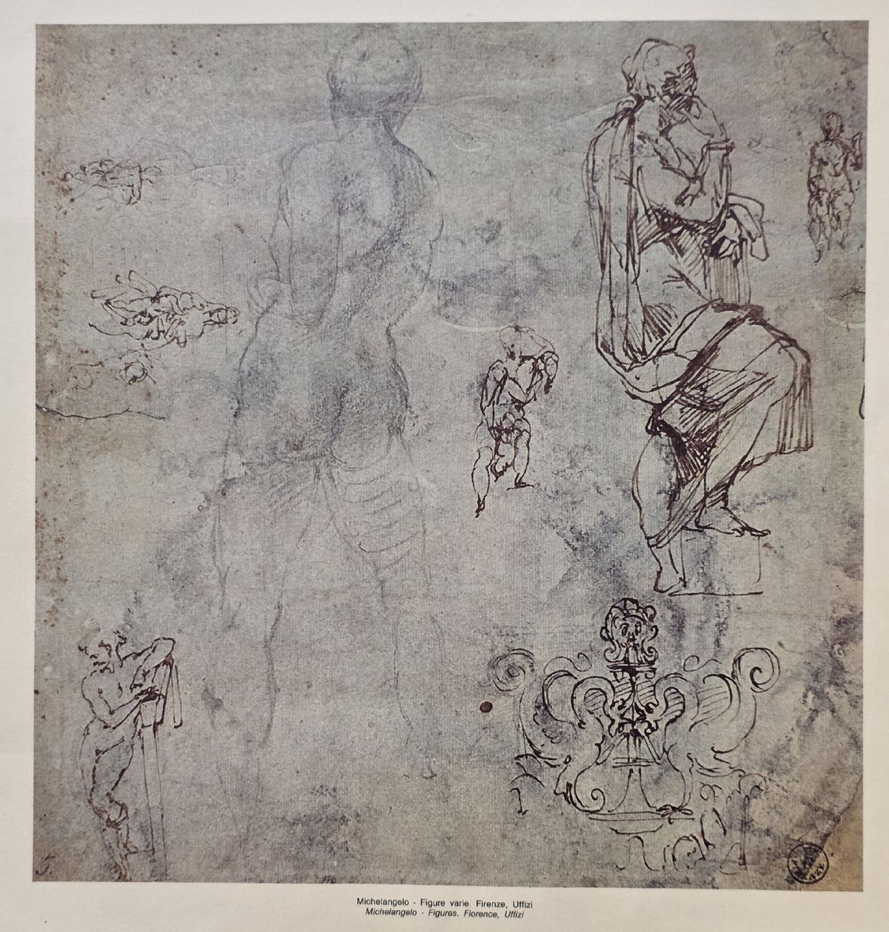 Foto & Immagini: Michelangelo Buonarotti Studienblatt – Usato da Rohrbach venduto da lod_m58r