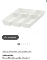 IKEA UPPDATERA Besteckkasten 32 × 50 cm – weiss