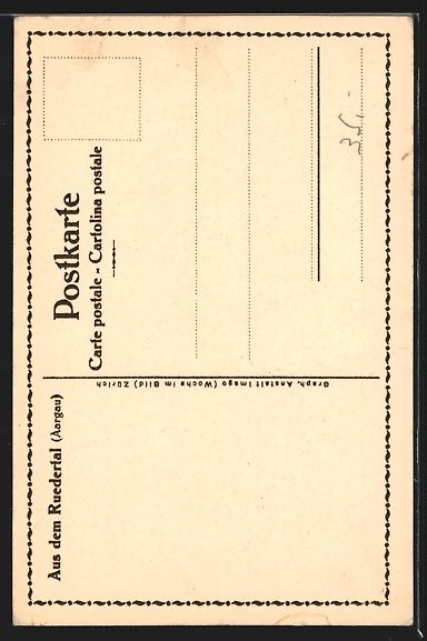 Cartoline postali: AK Schlossrued, Kirche Rued im Ruedertal – Usato da Berlin venduto da bartko-reher 1
