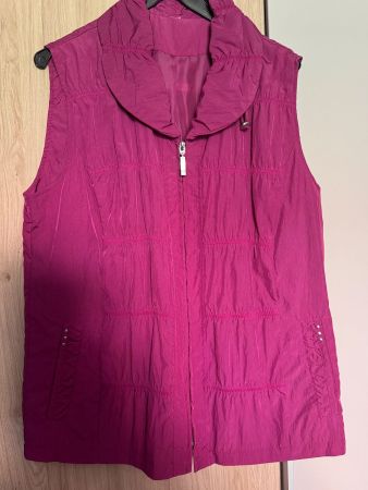 Gilet sans manches femme rose vif T.42