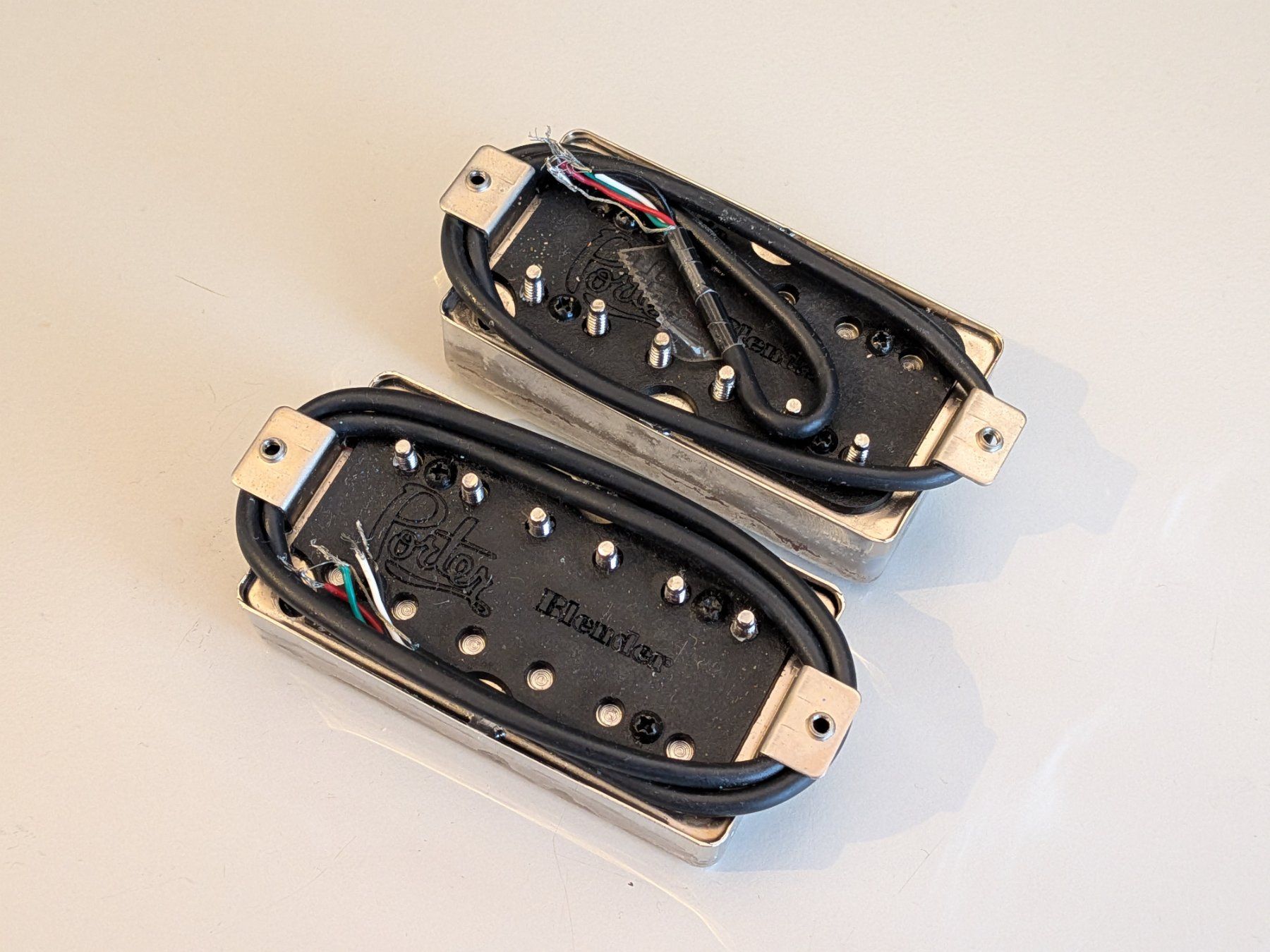 Strumenti musicali: Porter Pickups "Blender" Humbucker Set Aged Nickel – Usato da Küssnacht am Rigi venduto da Nexovox 1