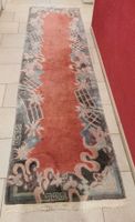 Nepal Orientteppich Läufer 75x277, mit Unterlage,Top Zustand