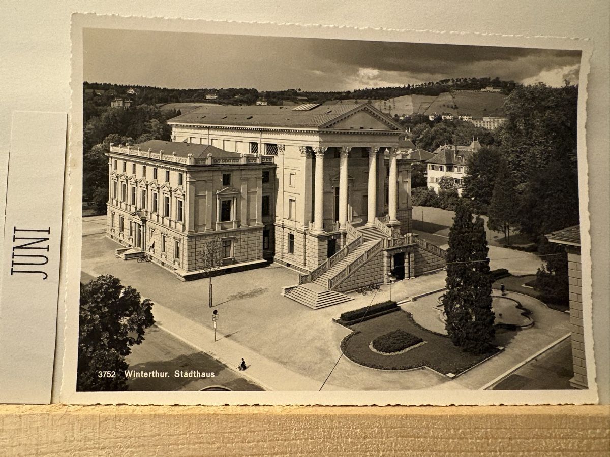 Ansichtskarten: AK von Winterthur / Stadthaus – Gebraucht aus Rümlang von Kartenpost1