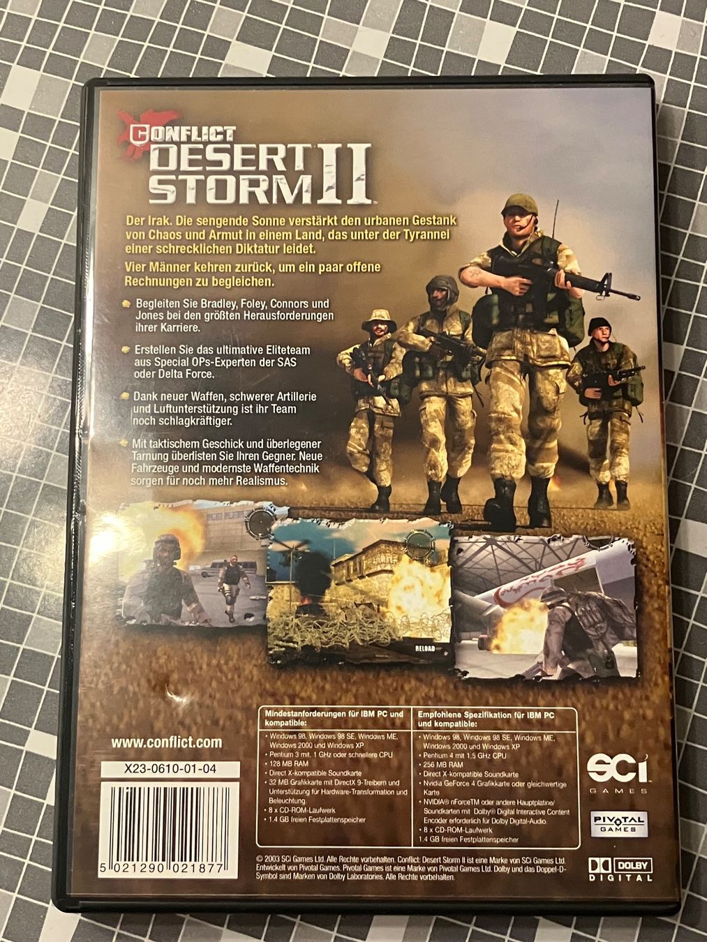 Giochi: Conflict Desert Storm 2 (PC, 2003) – Usato da Winkel venduto da Asdas87 1