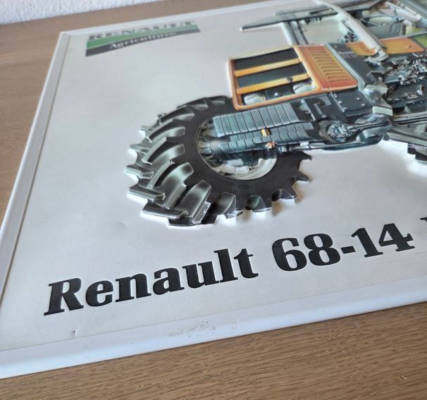Renault Trattori: Plakat Prospekt Relief Traktor Renault 68-14 RS – Usato da Schenkon venduto da Elbarto007 4
