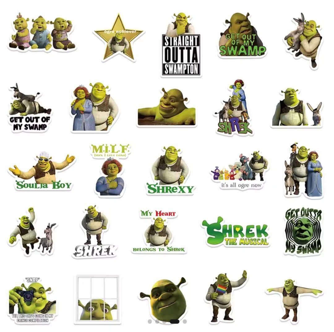 Autocollants: 52 Aufkleber Sticker - Shrek – Neuf avec emballage d'origine à Basel par kun_2hnm 1