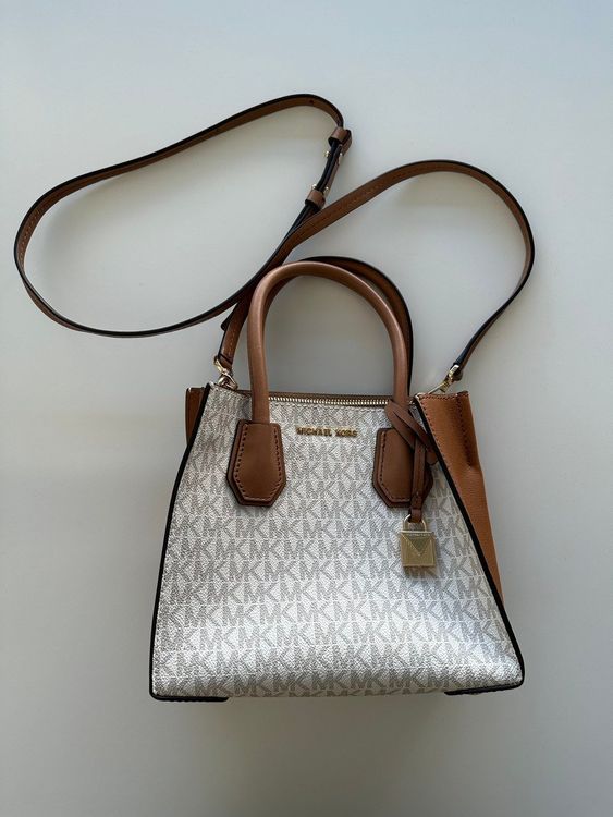 Michael Kors Mercer Shoulder Bag Vanilla Damen Handtasche Kaufen auf