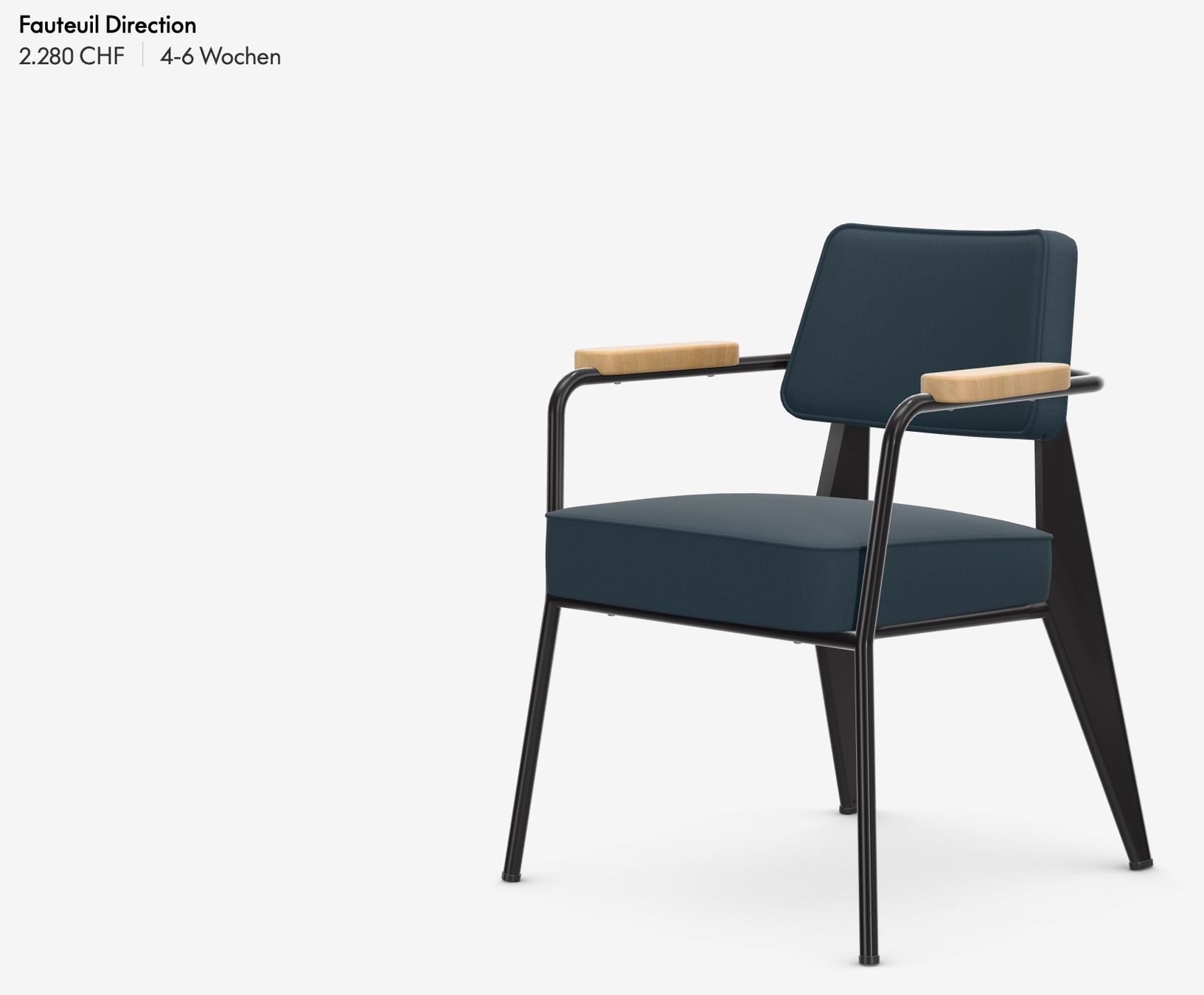Vitra Sedie: Vitra - Original Fauteuil Direction by Jean Prouvé – Nuovo (secondo la descrizione) da Herrliberg venduto da Tcardo 2